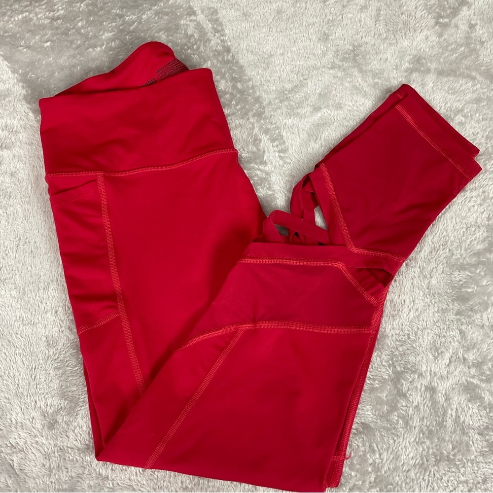 Victoria’s Secret Sport Knockout Tight Leggings Red